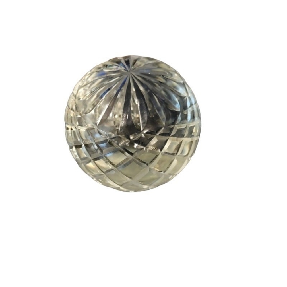 Cut Crystal Ball Honeycomb Prism Design Gazing Sun‎ Catcher Paperweight Heavy